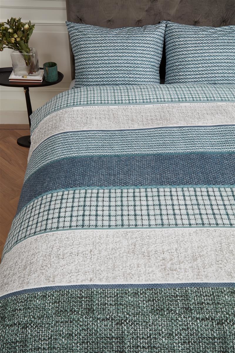 Rivièra Maison Tailor Dekbedovertrek - Groen