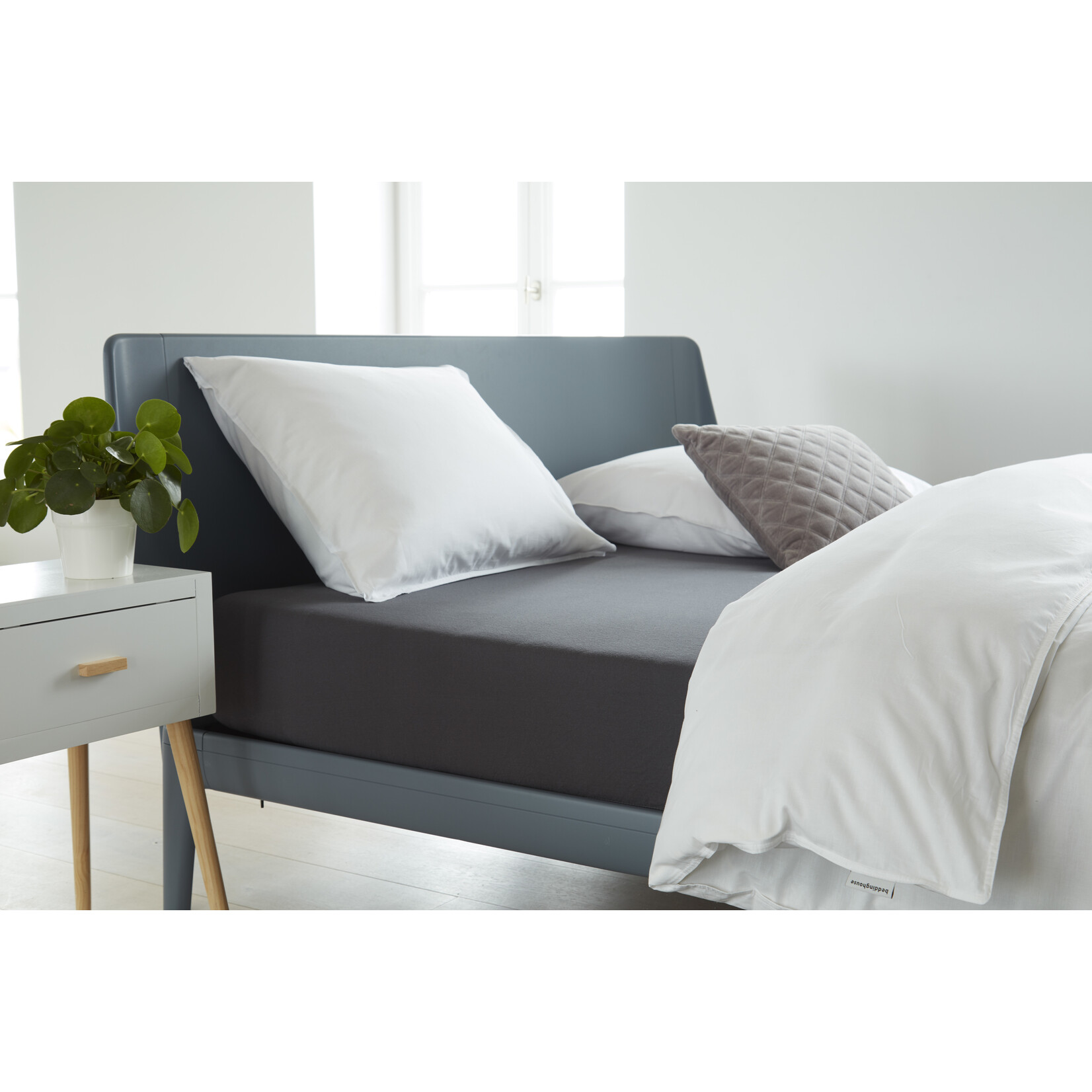 Beddinghouse Jersey Hoeslaken - Antraciet