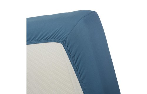 Jersey Hoeslaken - Blauw