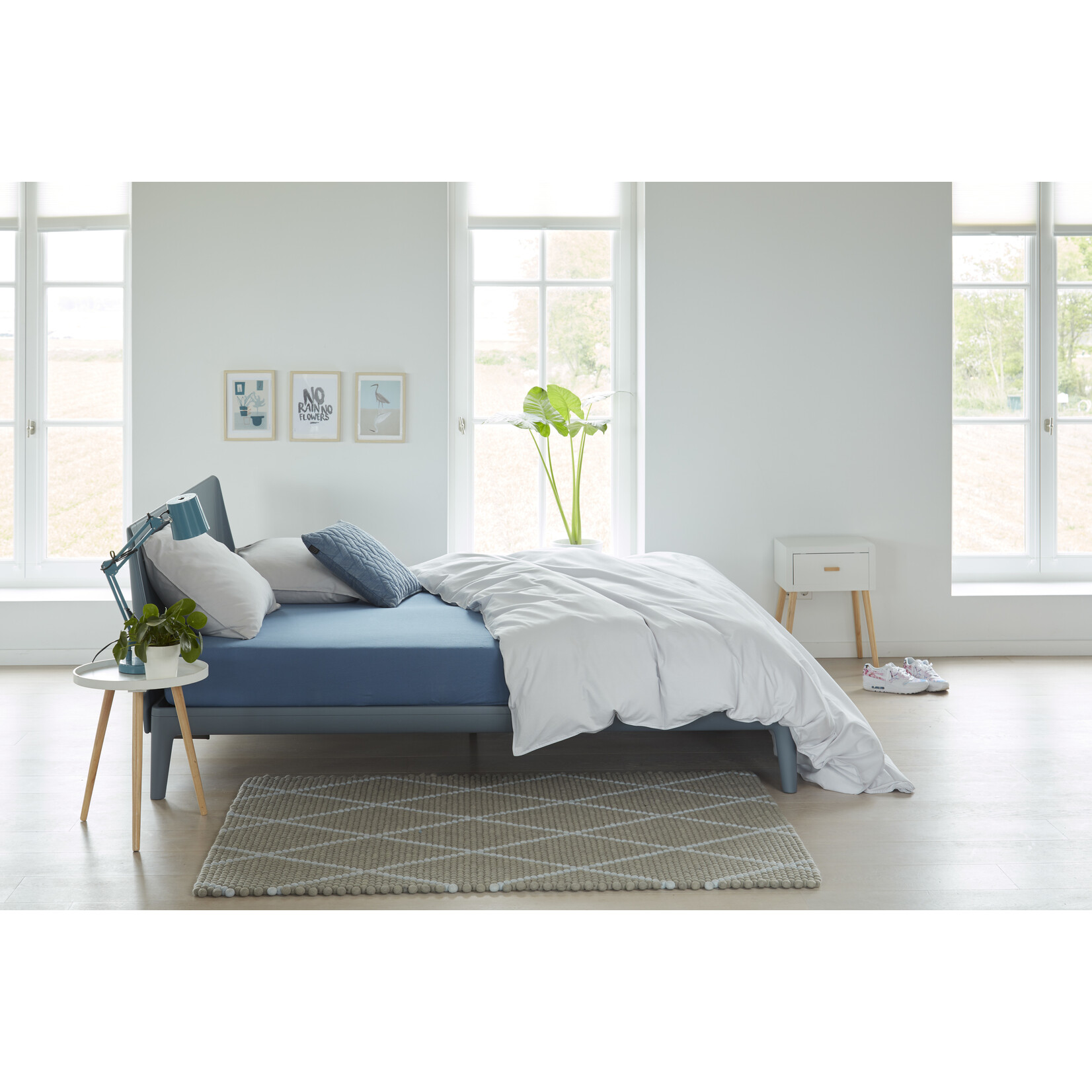 Beddinghouse Jersey Hoeslaken - Blauw