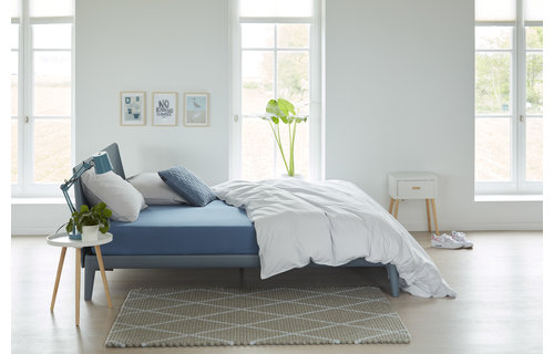 Jersey Hoeslaken - Blauw