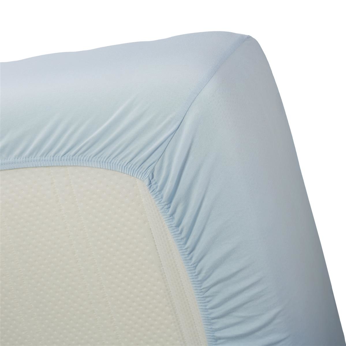 Jersey Hoeslaken - Licht Blauw