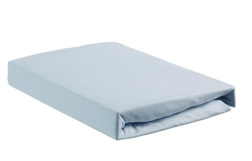 Jersey Splittopper Hoeslaken - Licht Blauw