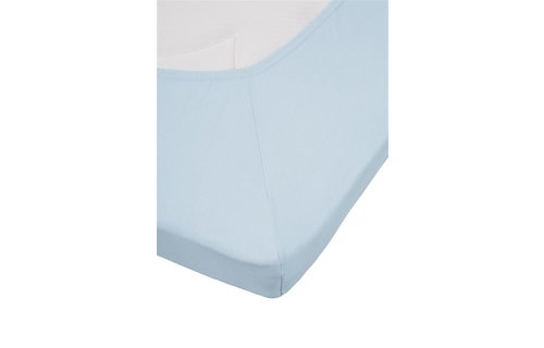 Jersey Splittopper Hoeslaken - Licht Blauw