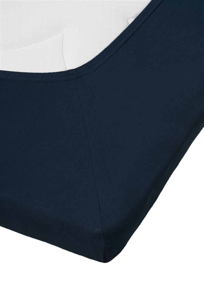 Jersey Splittopper Hoeslaken - Navy