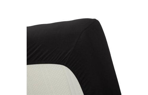 Jersey Lycra Hoeslaken - Zwart