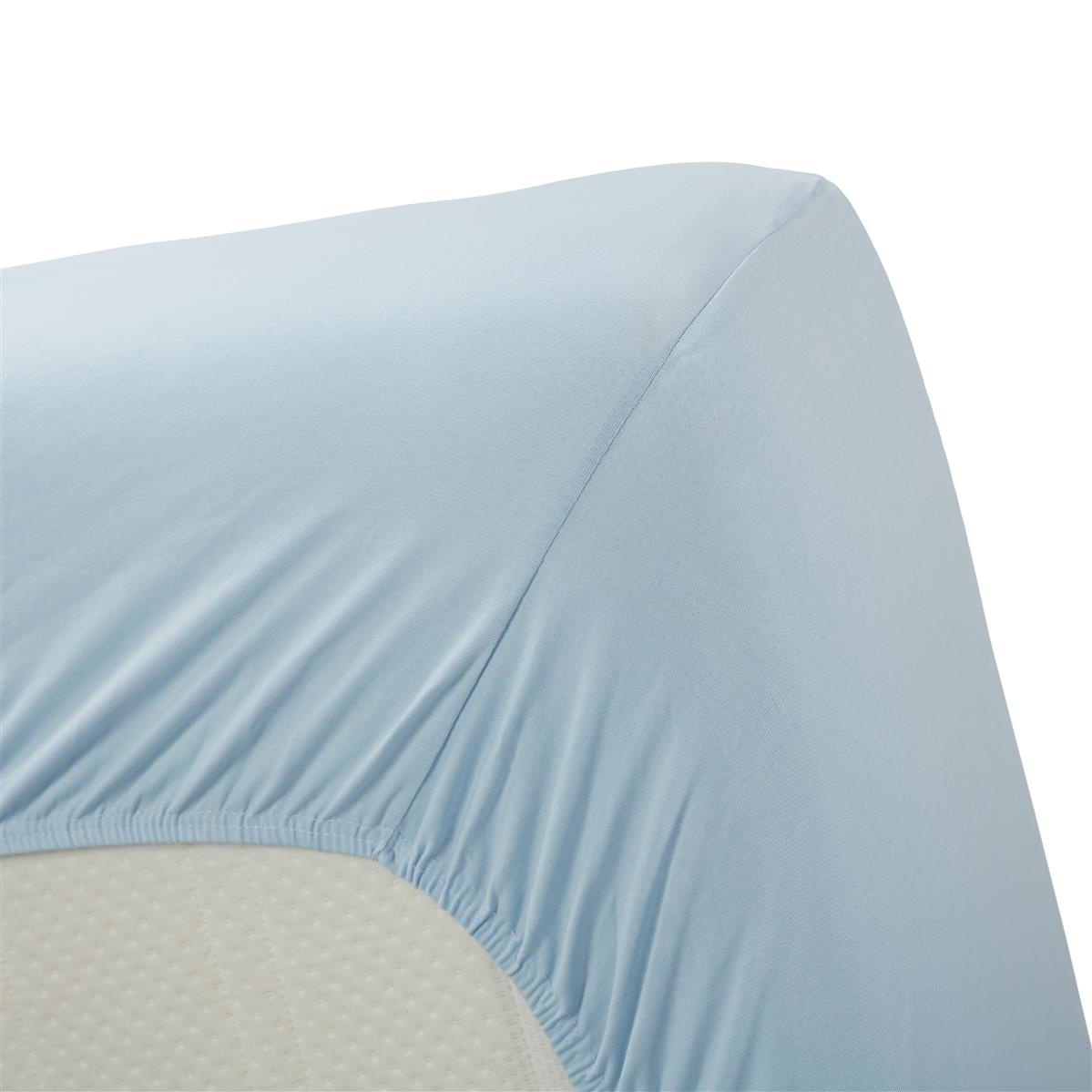 Jersey Lycra Hoeslaken - Licht Blauw