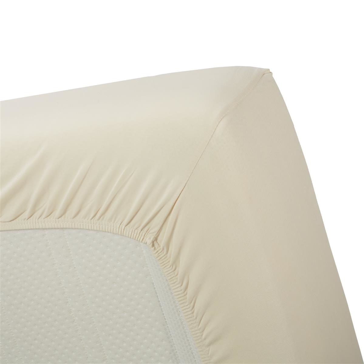 Jersey Lycra Hoeslaken - Naturel