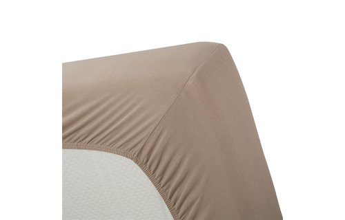 Jersey Lycra Hoeslaken - Taupe