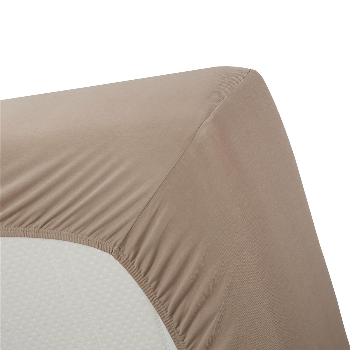 Jersey Lycra Hoeslaken - Taupe