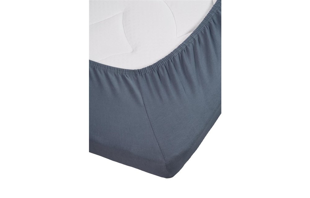 Jersey Lycra Topper Hoeslaken - Cool Grijs