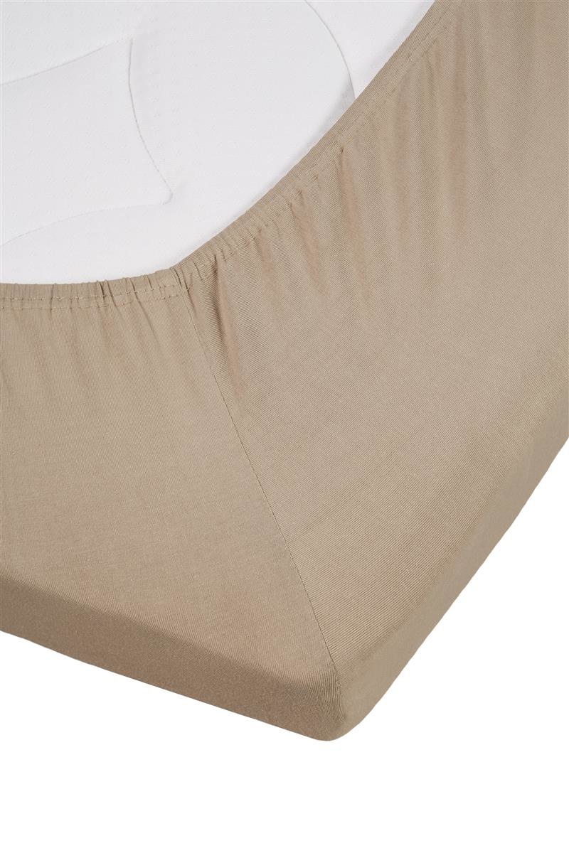 Jersey Lycra Topper Hoeslaken - Taupe