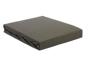 Jersey Lycra Topper Hoeslaken - Warm Grijs