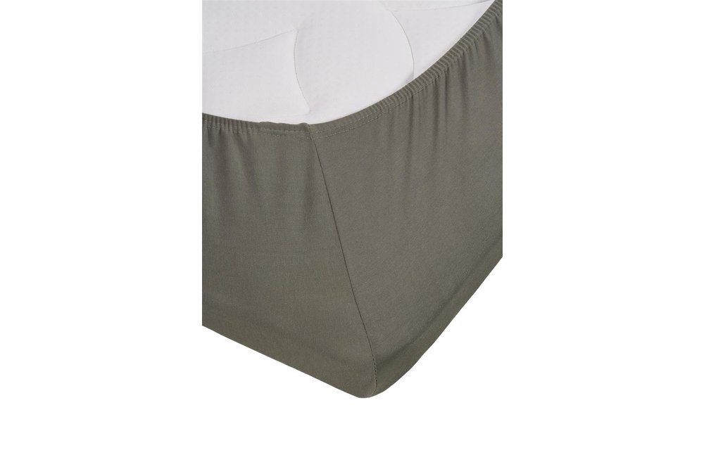 Jersey Lycra Topper Hoeslaken - Warm Grijs