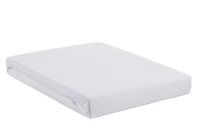 Jersey Lycra Topper Hoeslaken - Wit