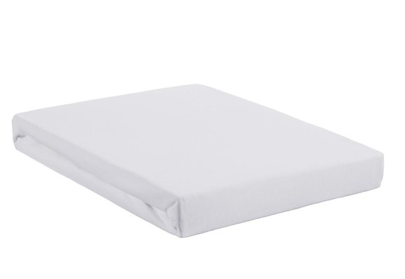 Jersey Lycra Topper Hoeslaken - Wit