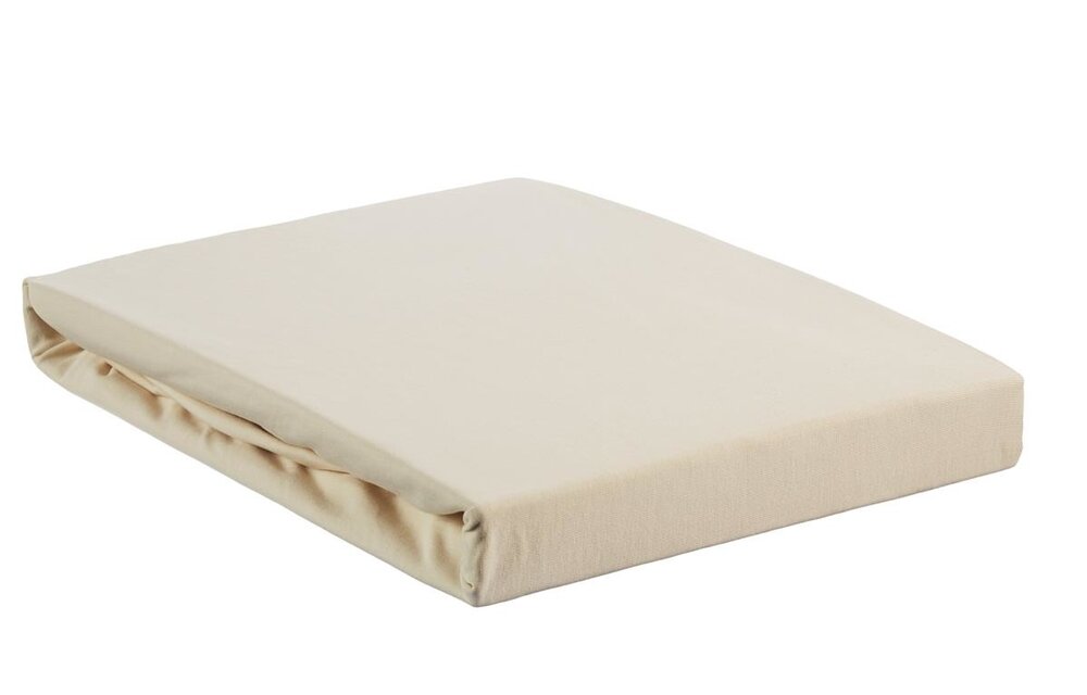 Jersey Lycra Splittopper Hoeslaken - Naturel