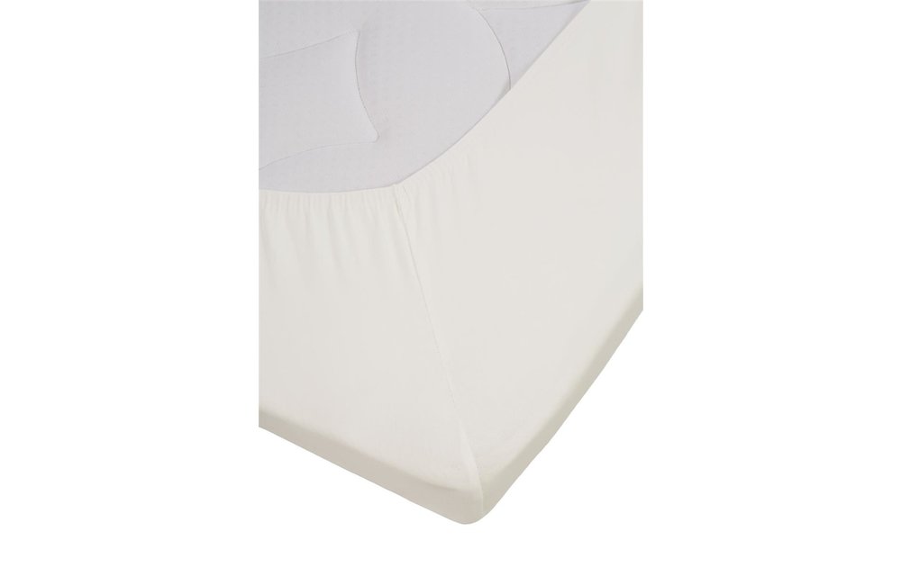 Jersey Lycra Splittopper Hoeslaken - Off-white