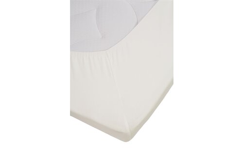 Jersey Lycra Splittopper Hoeslaken - Off-white