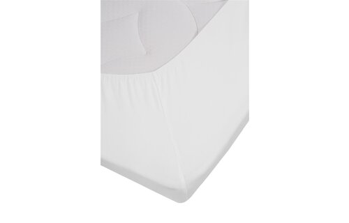 Jersey Lycra Splittopper Hoeslaken - Wit