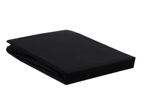 Percale Hoeslaken - Zwart