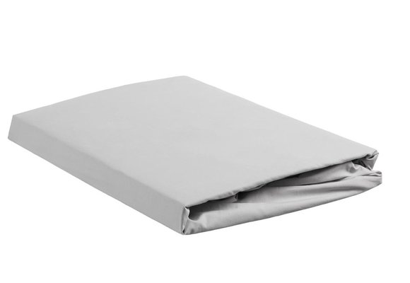 Percale Hoeslaken - Licht Grijs