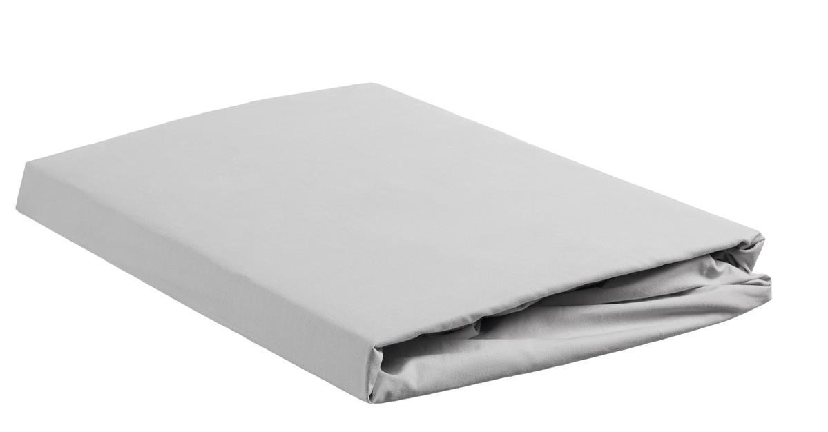 Percale Hoeslaken - Licht Grijs