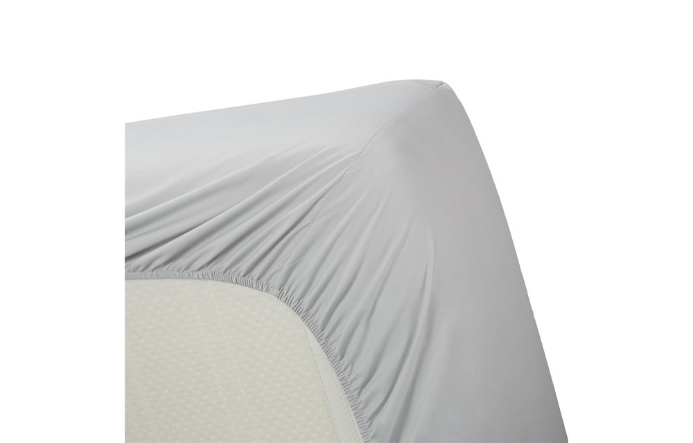 Percale Hoeslaken - Licht Grijs