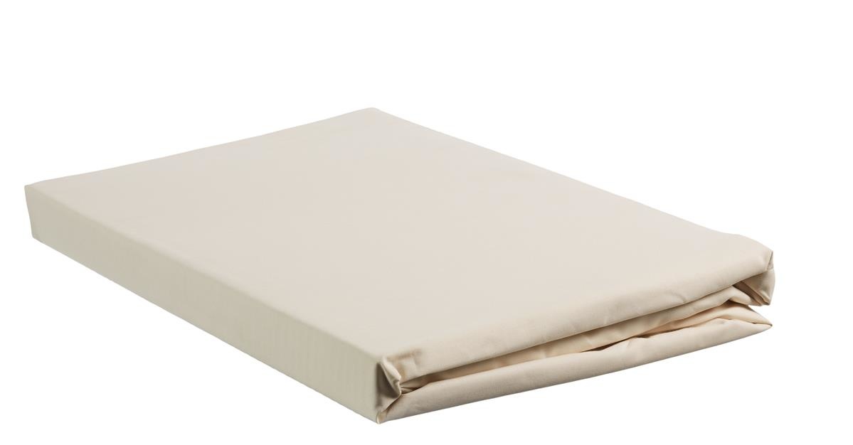 Percale Hoeslaken - Naturel