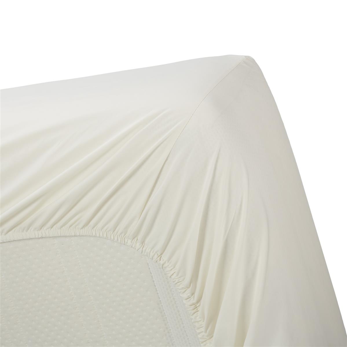 Percale Hoeslaken - Off White