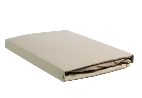 Percale Hoeslaken - Zand