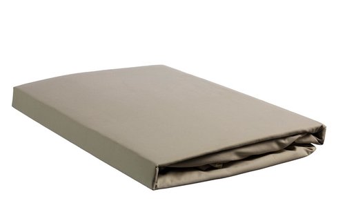 Percale Hoeslaken - Taupe
