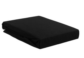 Percale Topper Hoeslaken - Zwart