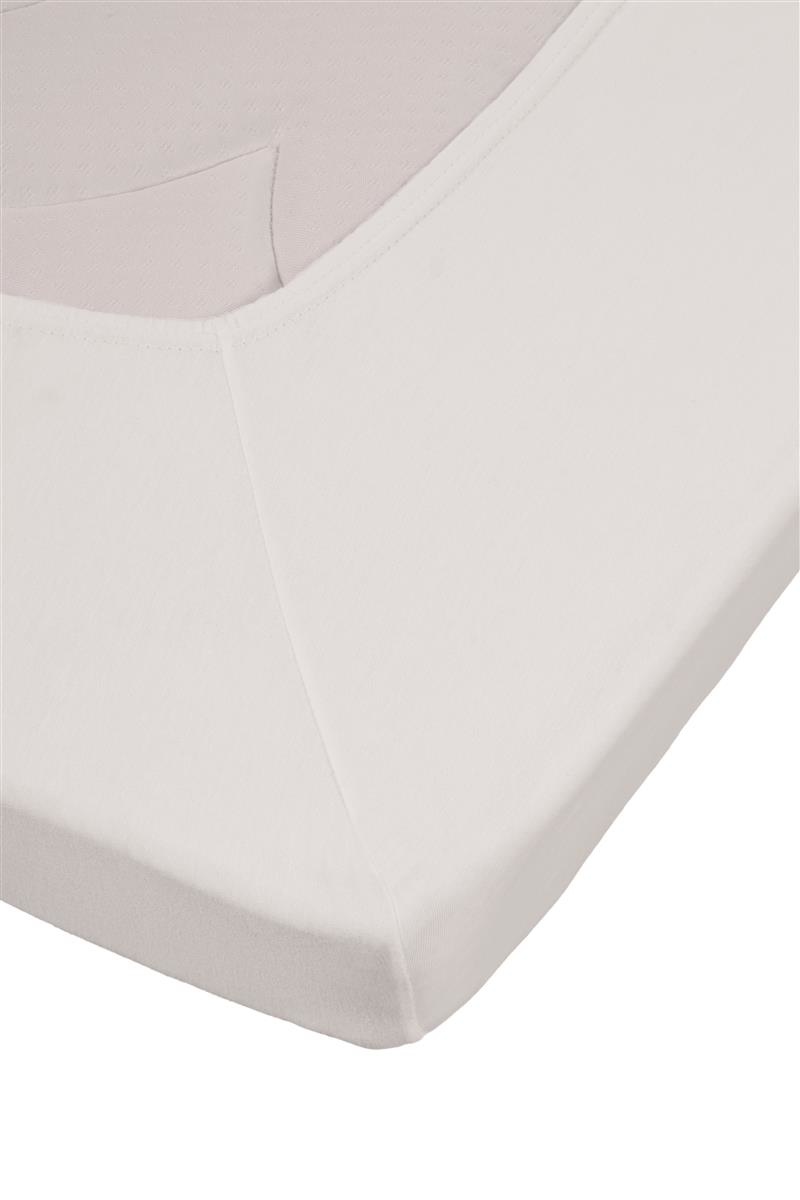 Percale Topper Hoeslaken - Wit
