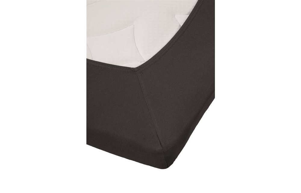 Percale Splittopper Hoeslaken - Antraciet