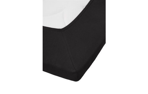 Percale Splittopper Hoeslaken - Zwart