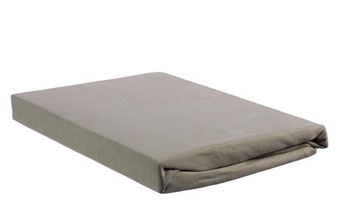 Percale Topper Hoeslaken - Taupe