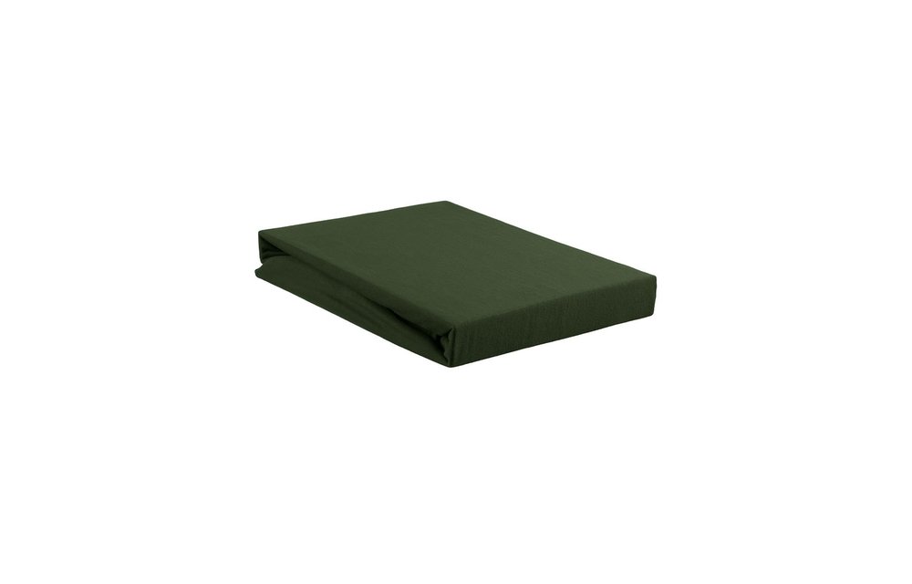 Jersey Hoeslaken - Donkergroen