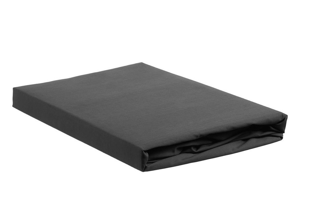 Percale Splittopper Hoeslaken - Antraciet