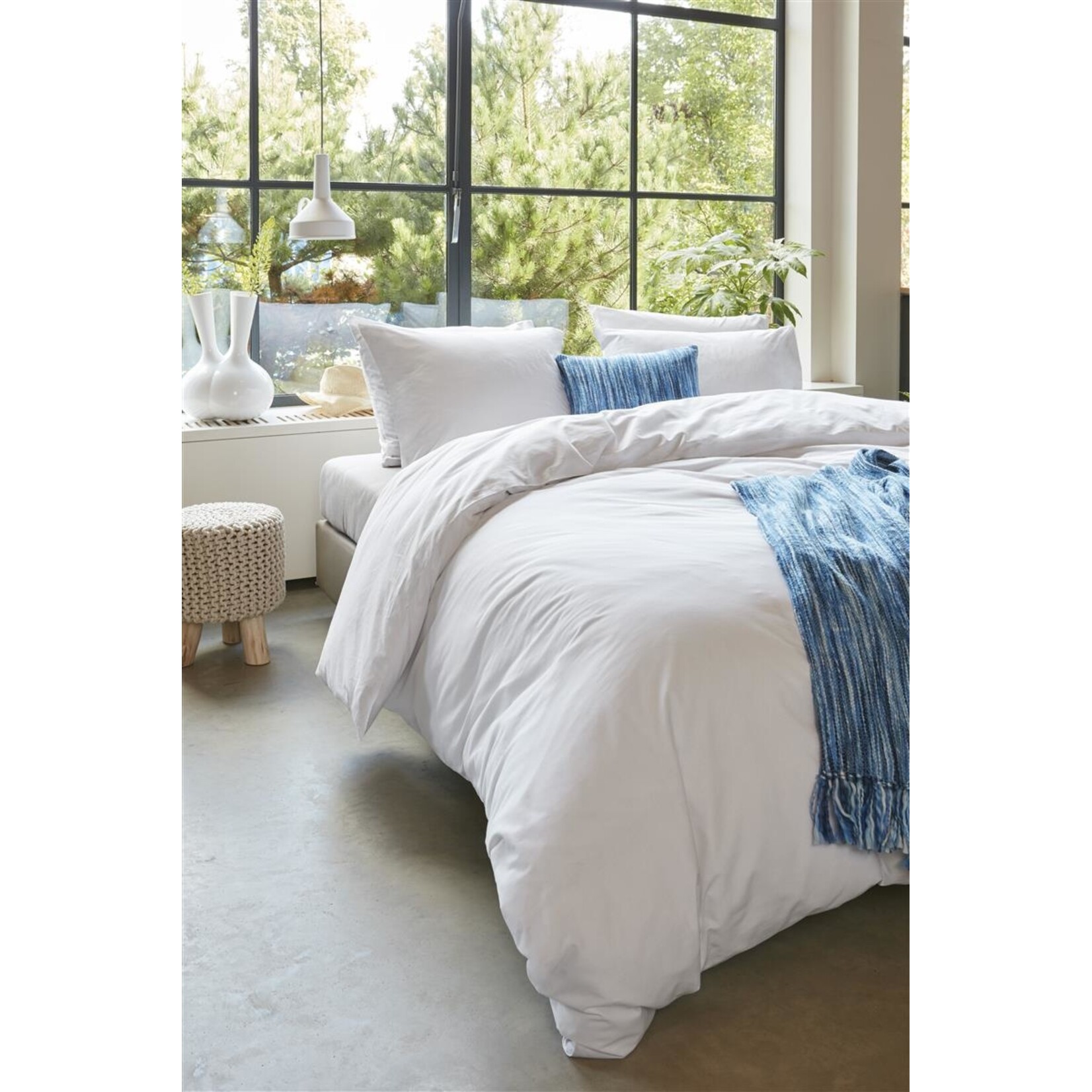 Beddinghouse Organic Basic Dekbedovertrek - Wit