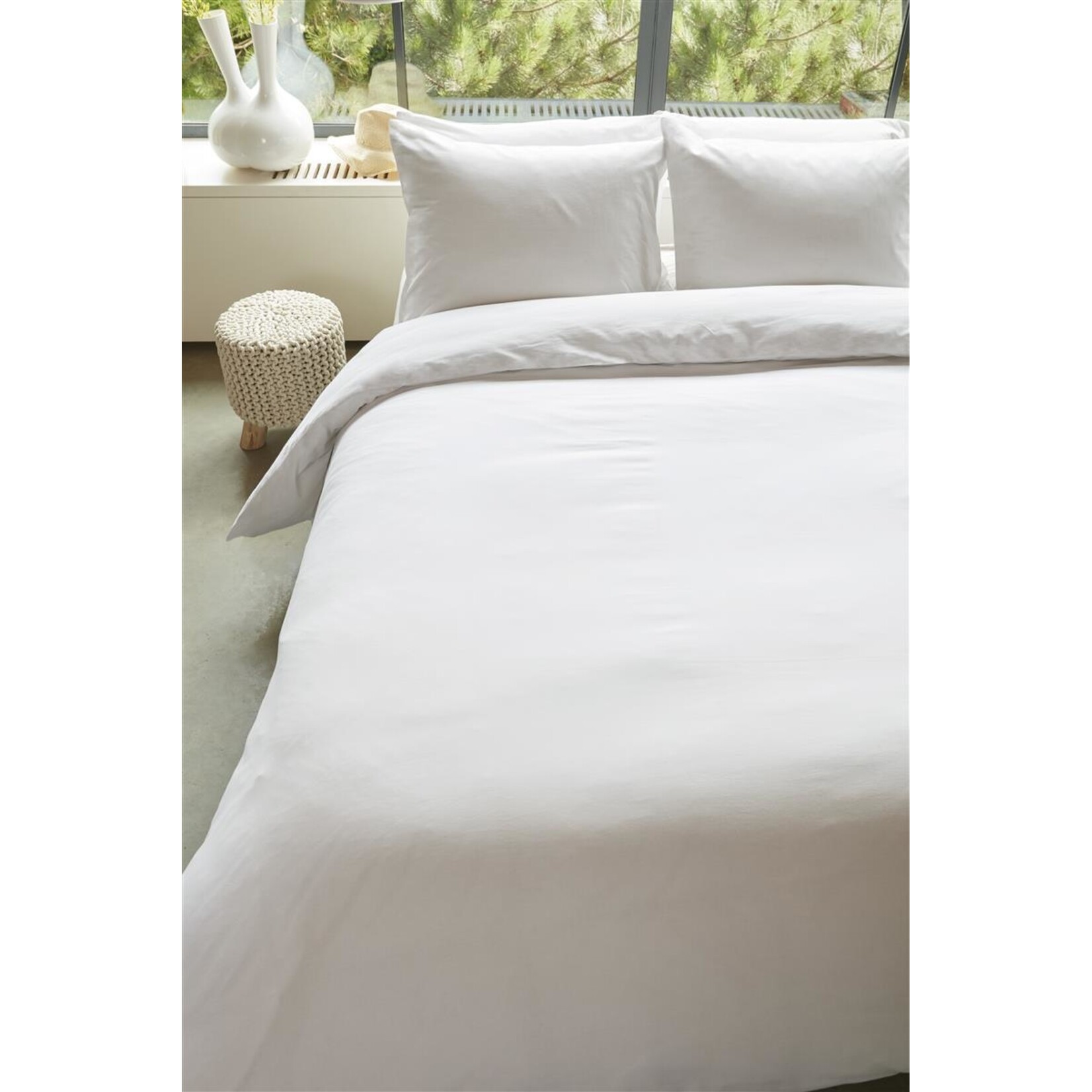 Beddinghouse Organic Basic Dekbedovertrek - Wit