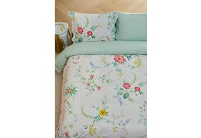 Fleur Grandeur Dekbedovertrek - Wit