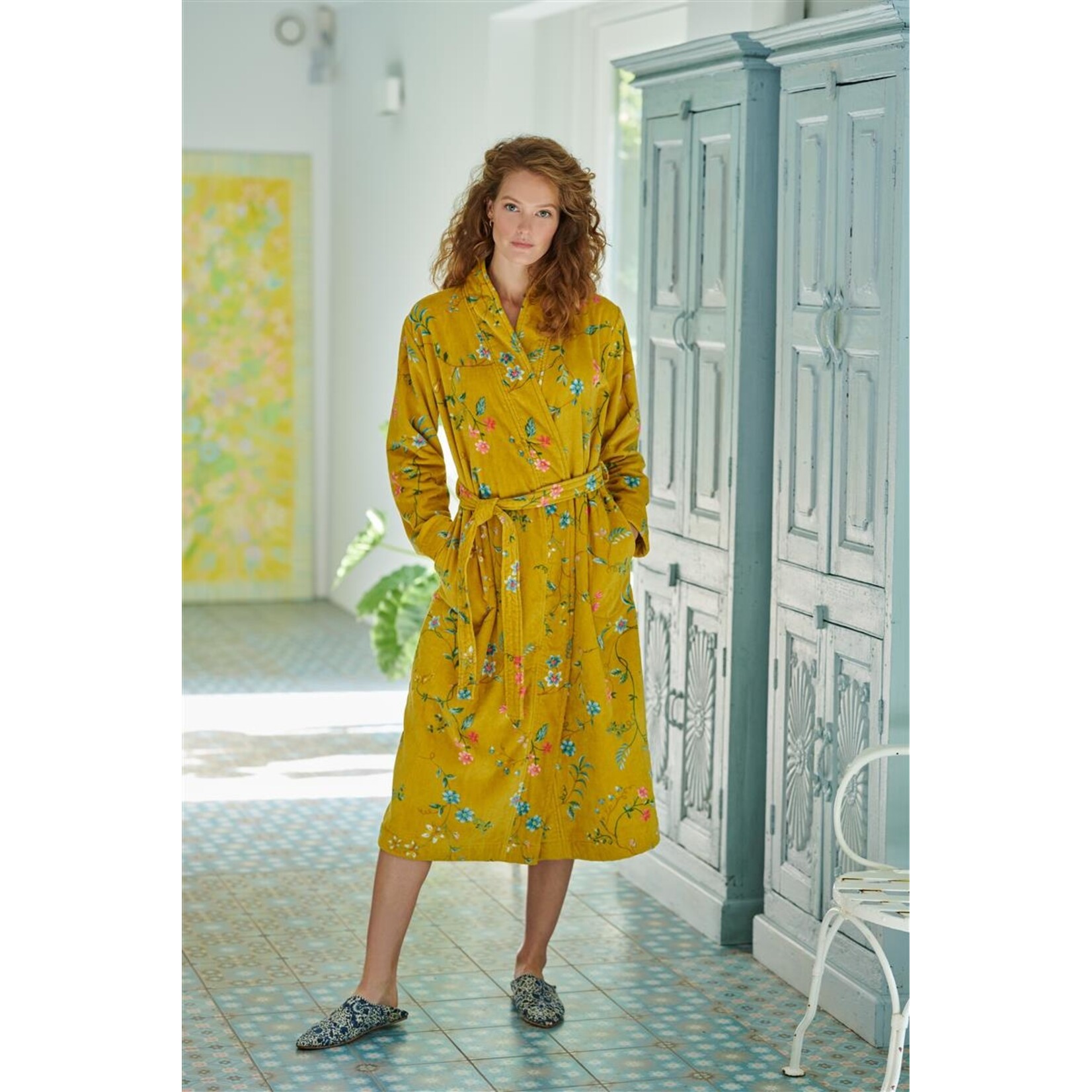 Pip Studio Les Fleurs Badjas - Geel