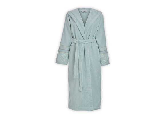 Soft Zellige Badjas - Blauw