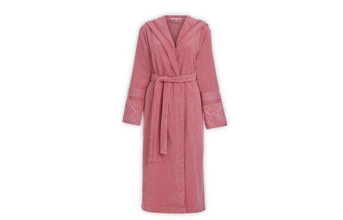 Soft Zellige Badjas - Koraal