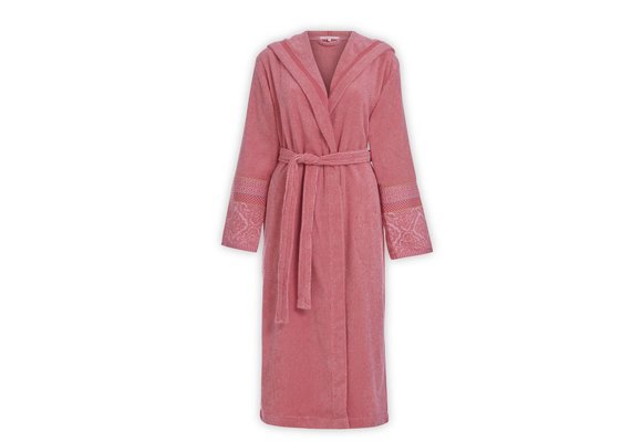 Soft Zellige Badjas - Koraal