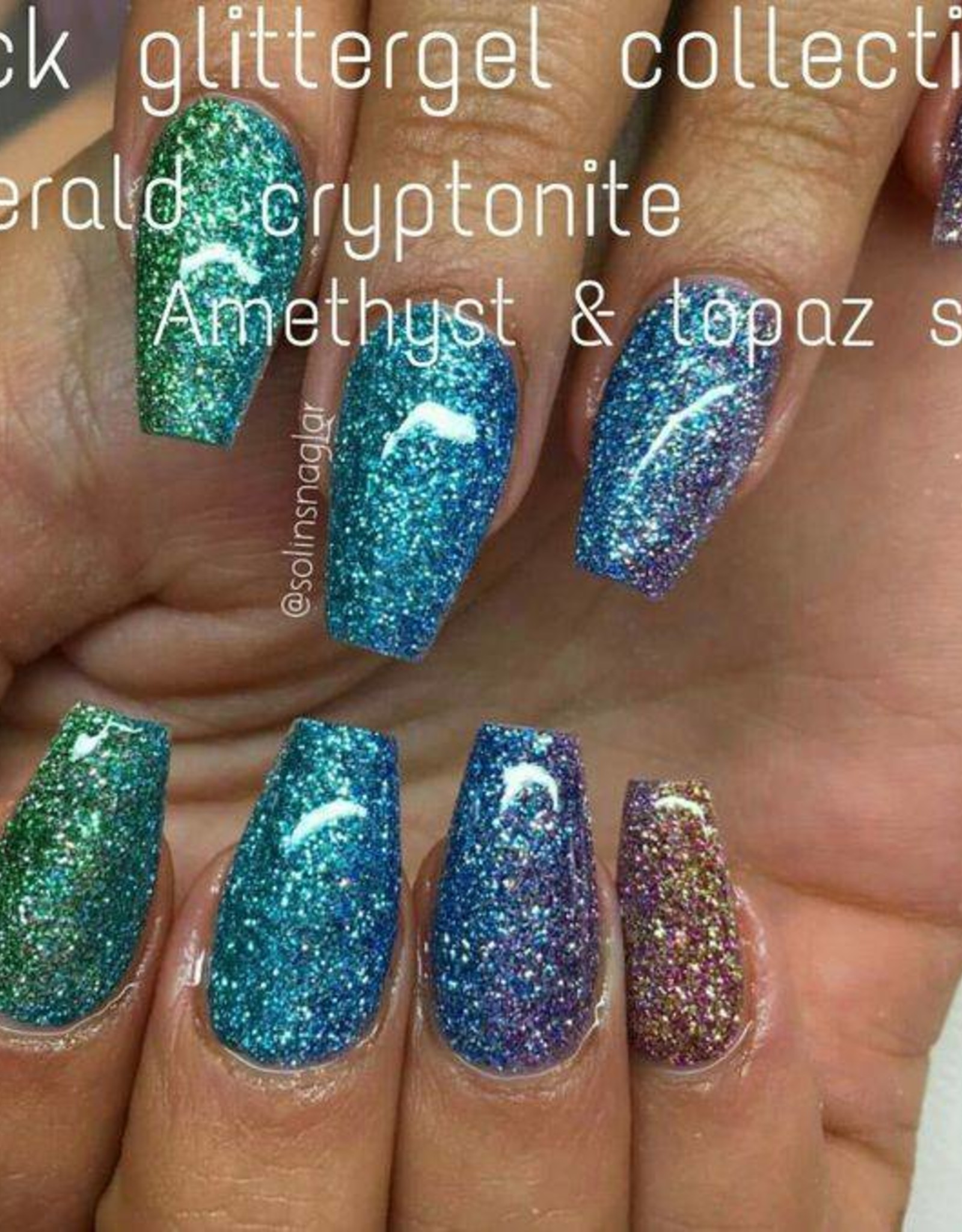 Gel Rock Glitter Cryptonite