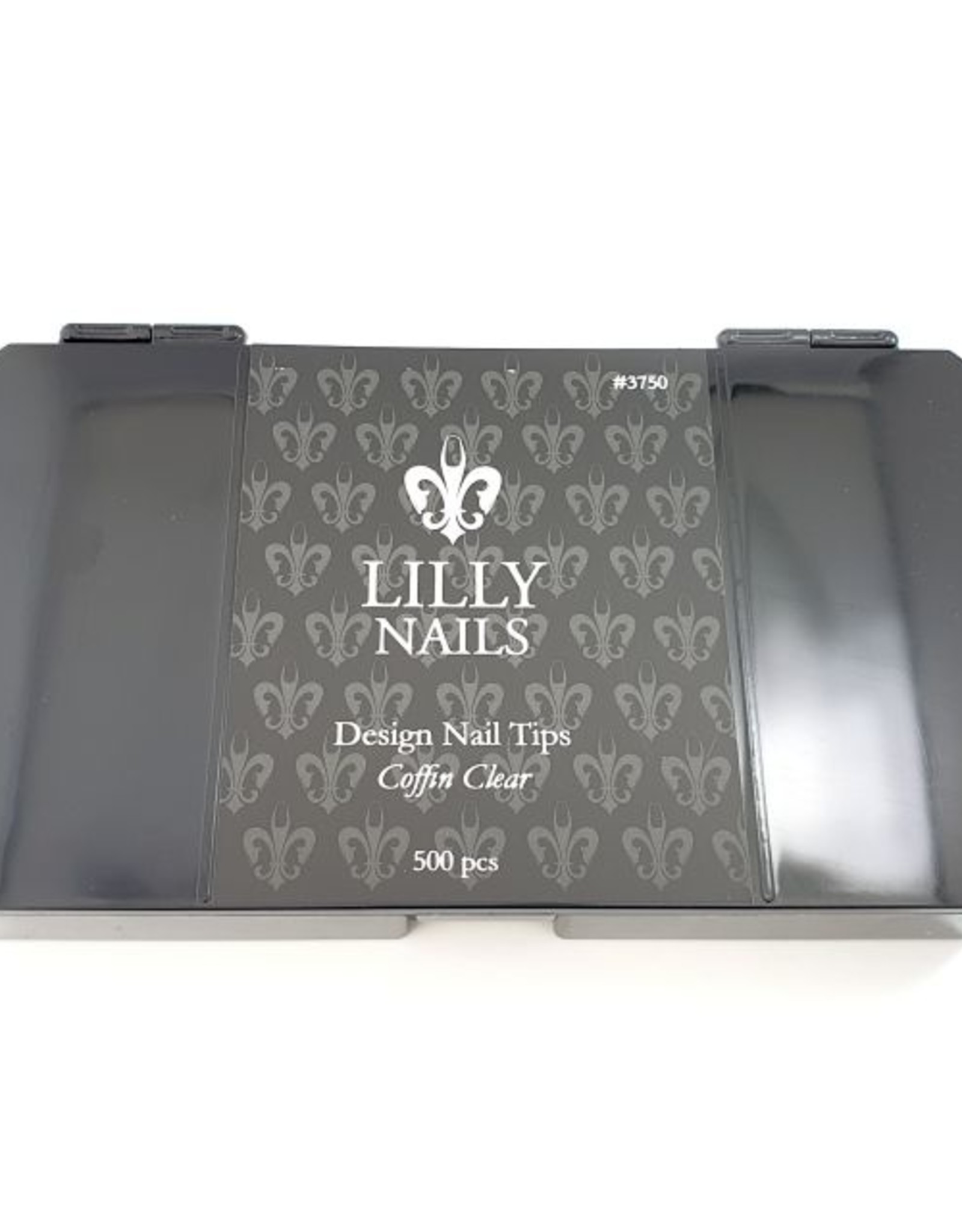 Lilly Nails Coffin Tip Clear 500-pack