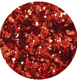 Glitter mix Brick Red