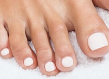 Cosmetische SPA pedicure voeten